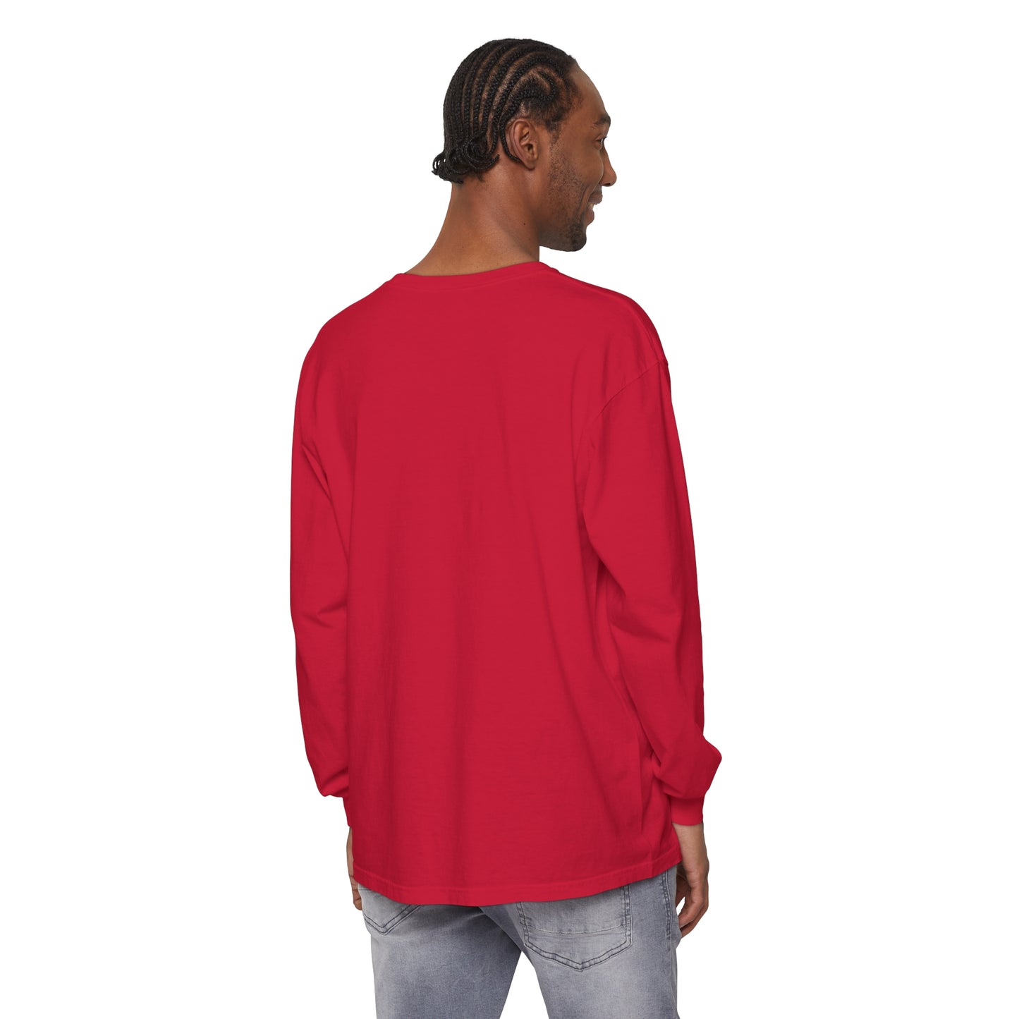 Unisex Garment-dyed Long Sleeve  PAPACADO T-Shirt