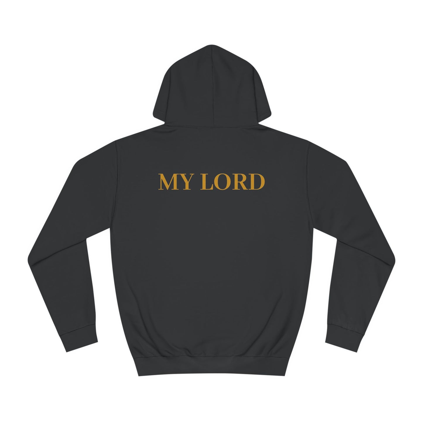 Inspirational Unisex College Hoodie - 'JESUS MY LORD'