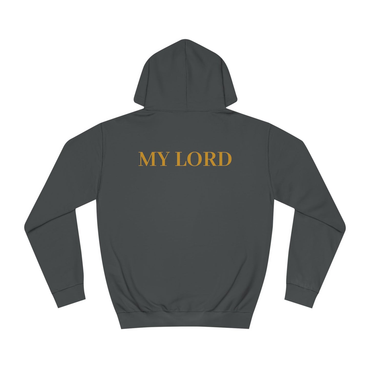 Inspirational Unisex College Hoodie - 'JESUS MY LORD'