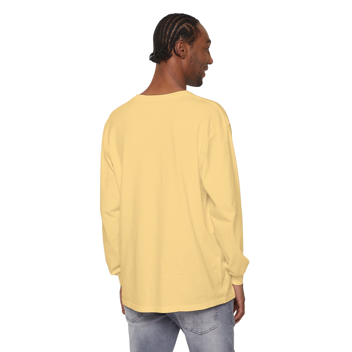 Unisex Garment-dyed Long Sleeve  PAPACADO T-Shirt