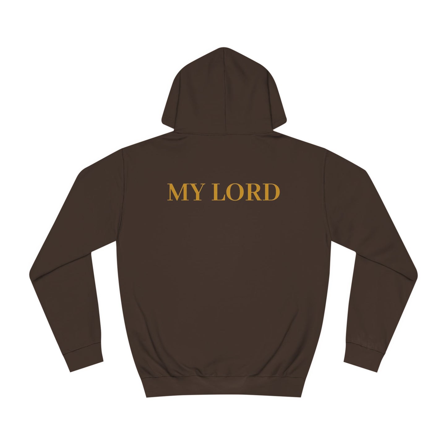 Inspirational Unisex College Hoodie - 'JESUS MY LORD'