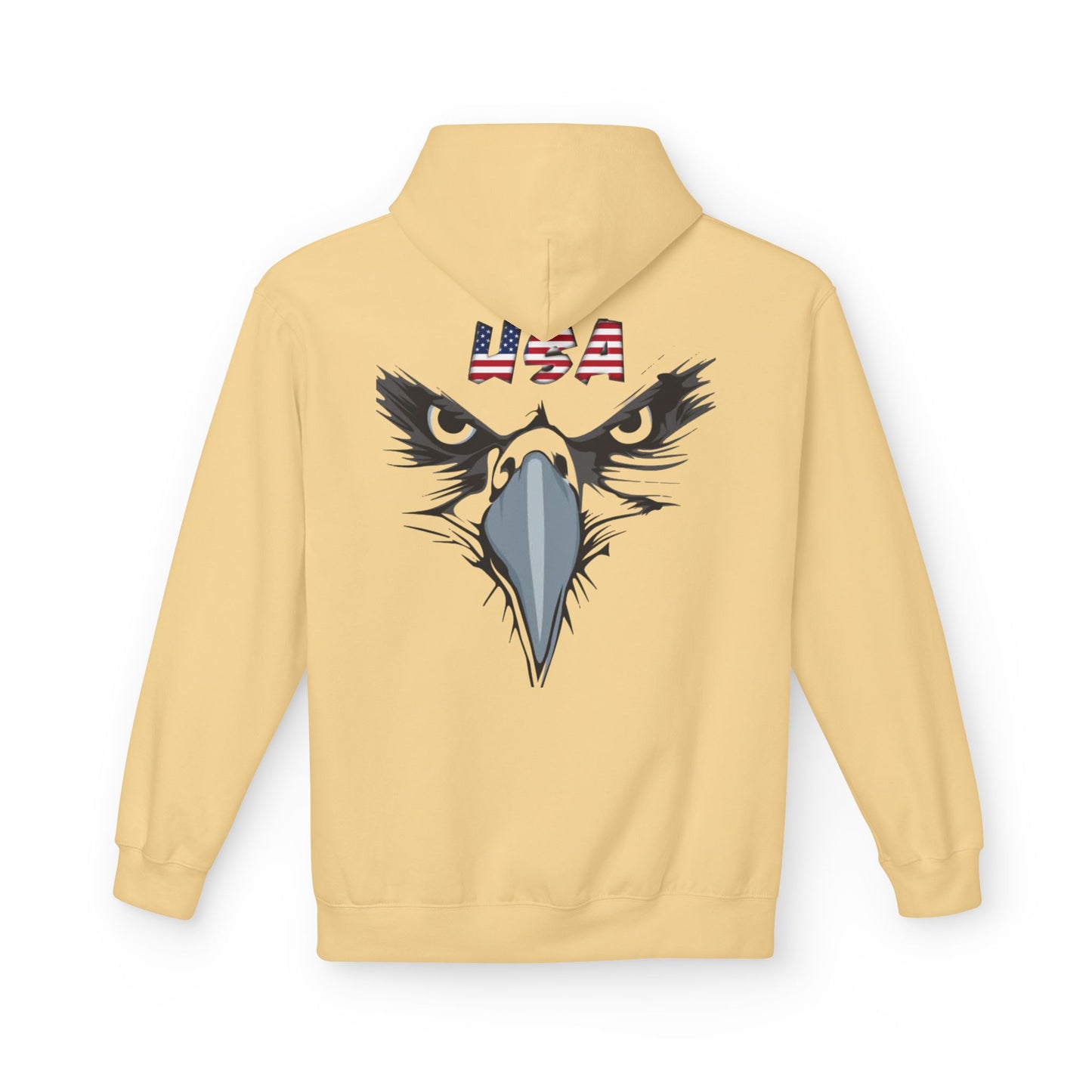 Inspirational Eagle Fleece Hoodie - 'With God All Things Are Possible'